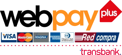 Webpay Plus de Transbank: Visa, Mastercard, Magna, American Express, Diners Club y Redcompra