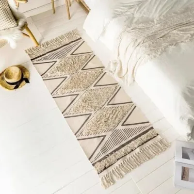 Alfombra kilim Geométrica 60×200 cm