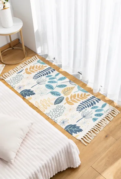 Alfombra Kilim Hojas 60x140 cms