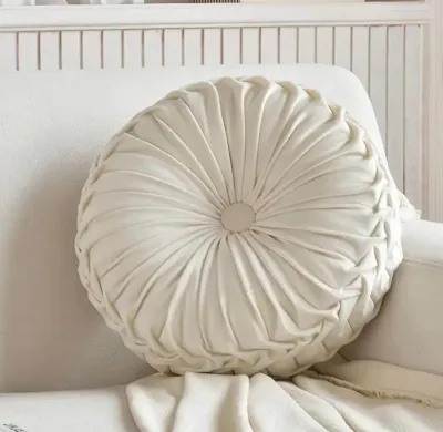 Cojín decorativo redondo velvet 45 cms – foto 4
