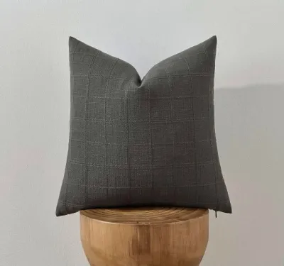 Funda de Cojín Cuadrícula Marengo 45x45 cm