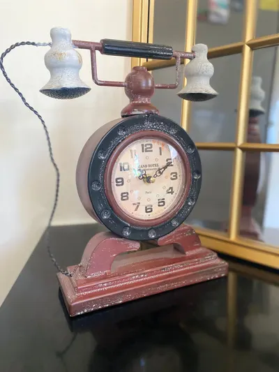 Reloj de mesa Grand Hotel Paris estilo vintage – foto 1