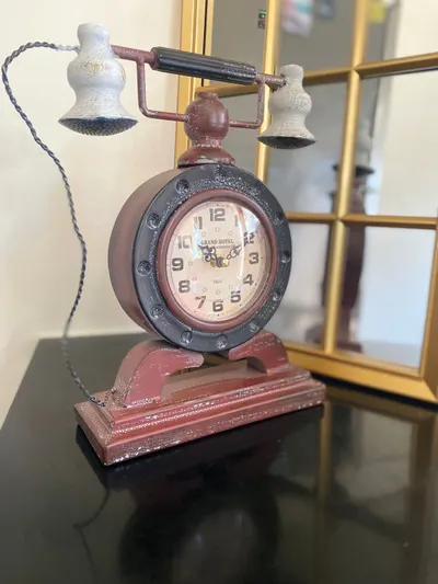 Reloj de mesa Grand Hotel Paris estilo vintage – foto 2