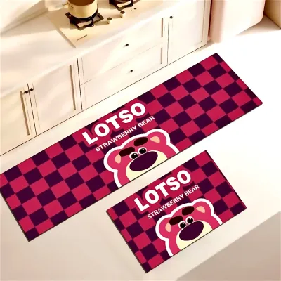 Set 2 Alfombras de Cocina Antideslizantes Lotso Osito – foto 1