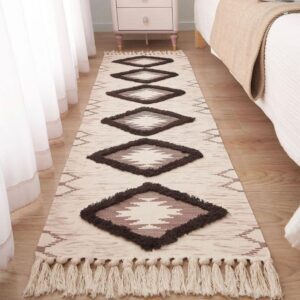 Alfombra kilim 60 x 200 cms Rombo Café