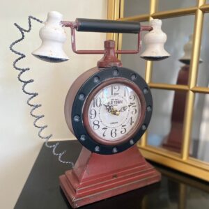 Reloj de mesa Old Town London estilo vintage