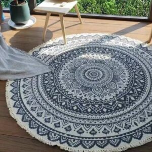 Alfombra redonda kilim 120 cms