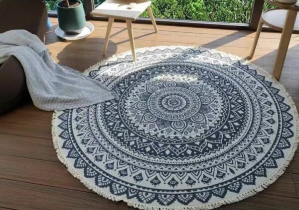 Alfombra redonda kilim 120 cms
