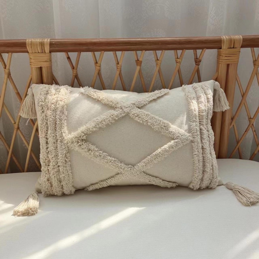 FUNDA DE COJIN BOHO NÓRDICO - Imagen 2