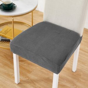 SET DE 6 FUNDAS DE ASIENTO DE SILLAS CUADRILLE COLOR GRIS