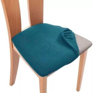 SET DE 6 FUNDAS DE ASIENTO DE SILLAS CUADRILLE COLOR TURQUESA