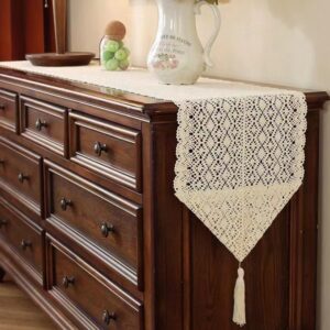 Camino de mesa macramé V2 30 x 180 cms