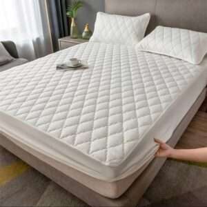 Cubrecolchón impermeable Blanco 1.5 plazas